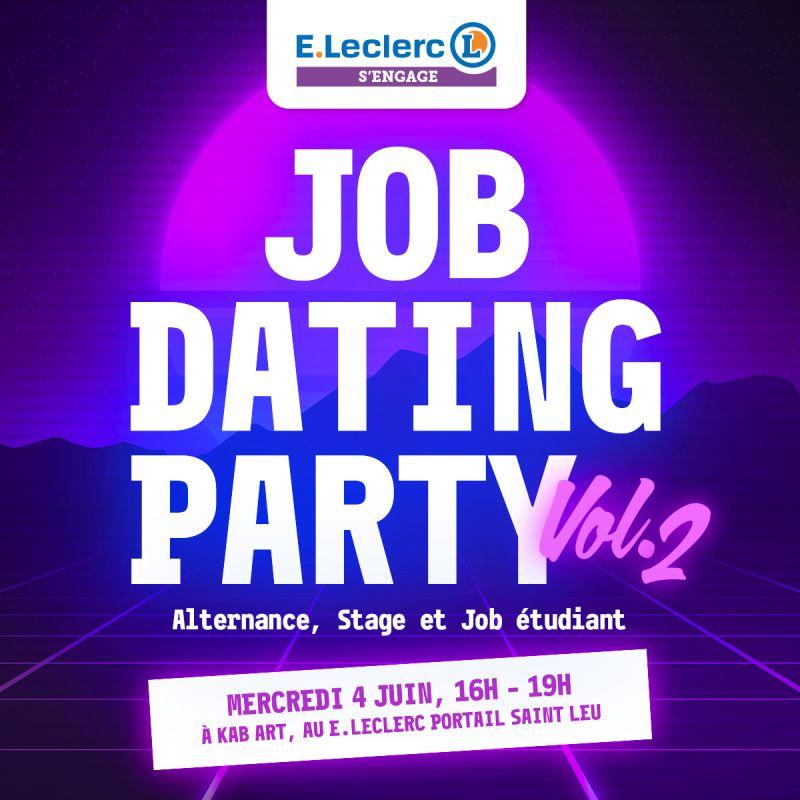 JOB DATING PARTY 2 : Inscrivez vous !