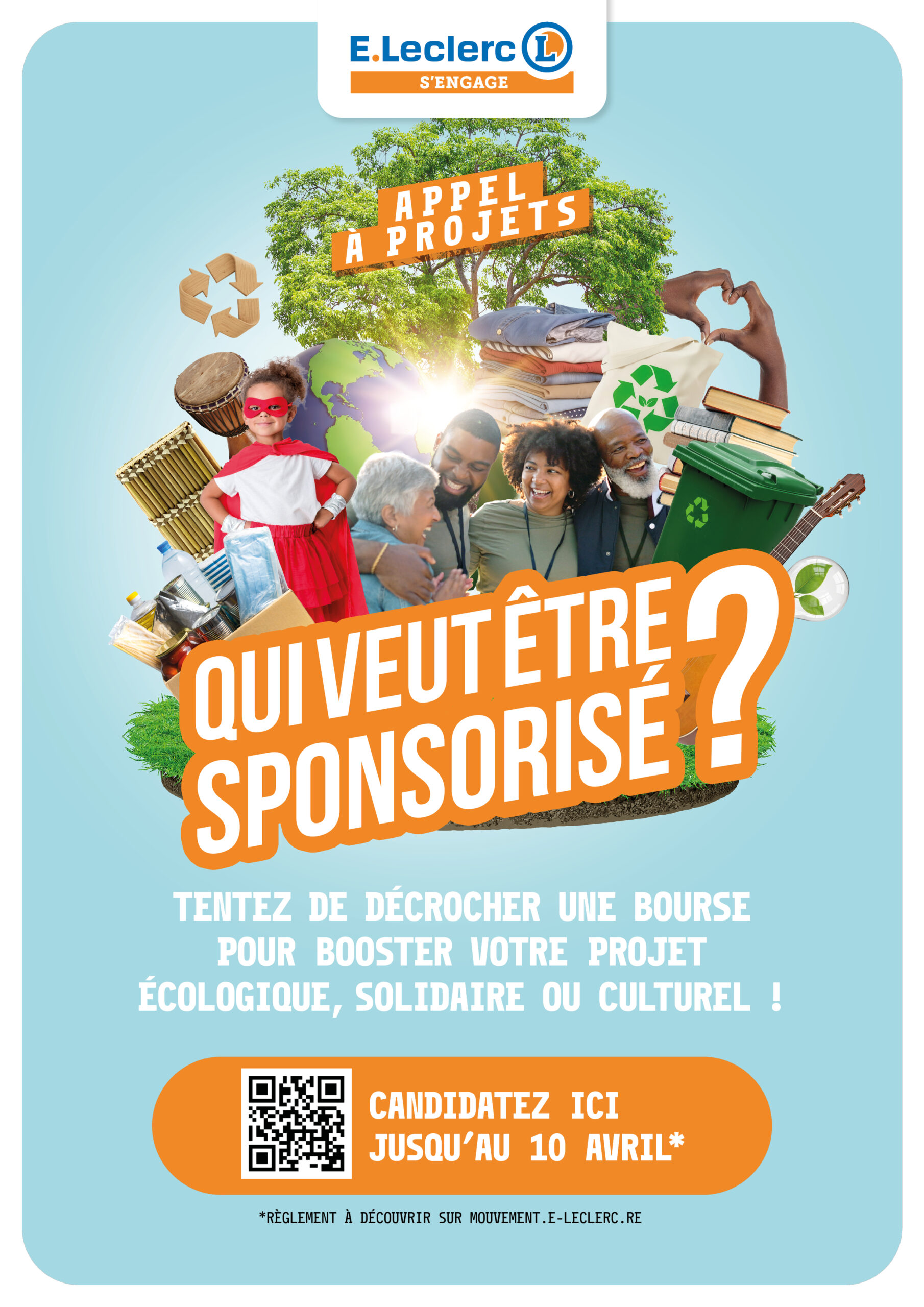 Appel à projets « Qui veut être sponsorisé E. Leclerc Réunion ? » – Associations, à vous de jouer !